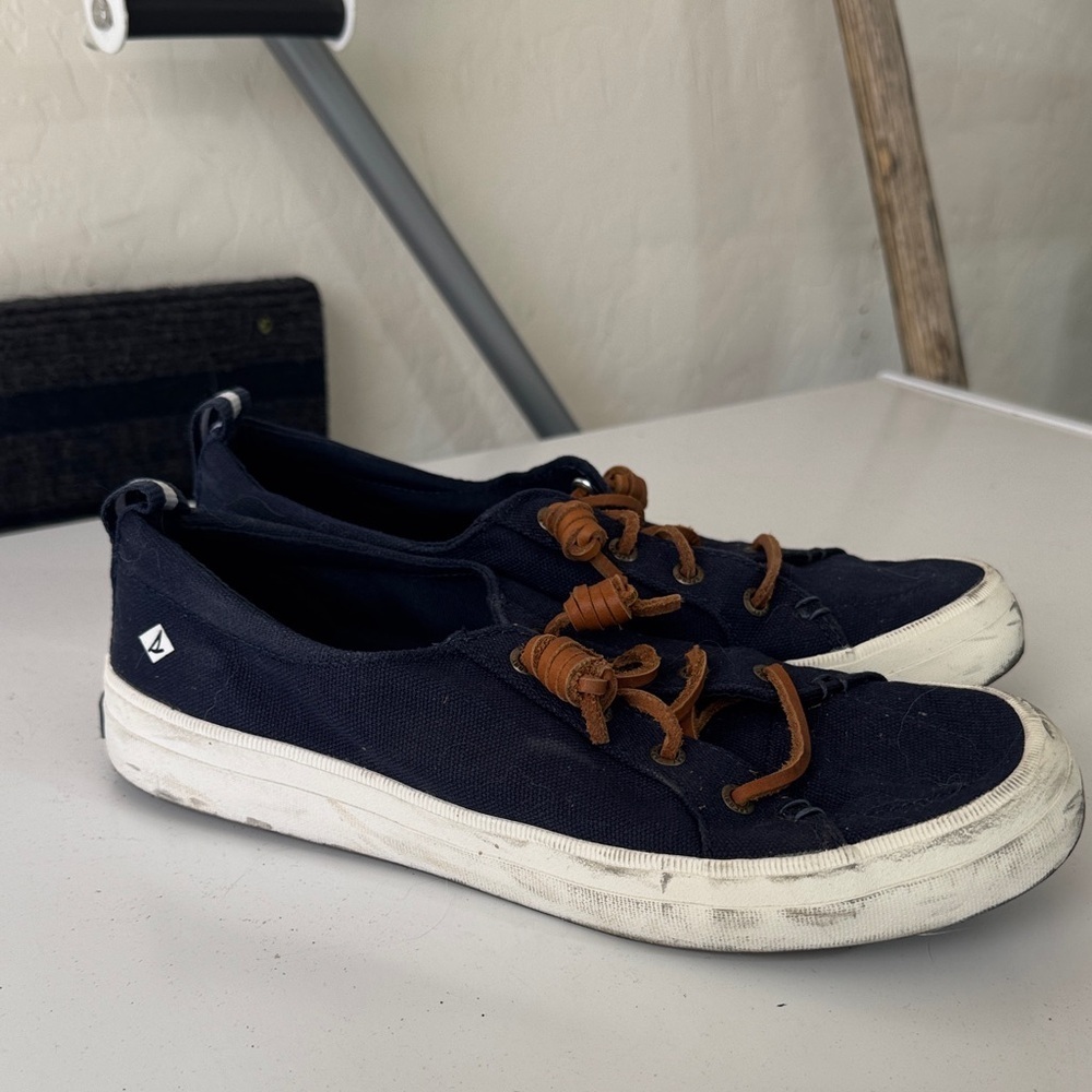 Sperry Navy and Brown Women's Sneakers